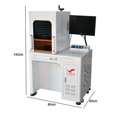 Jewelry Fiber Marking Laser Machine , Multifunctional Desktop Fiber Laser Engraver